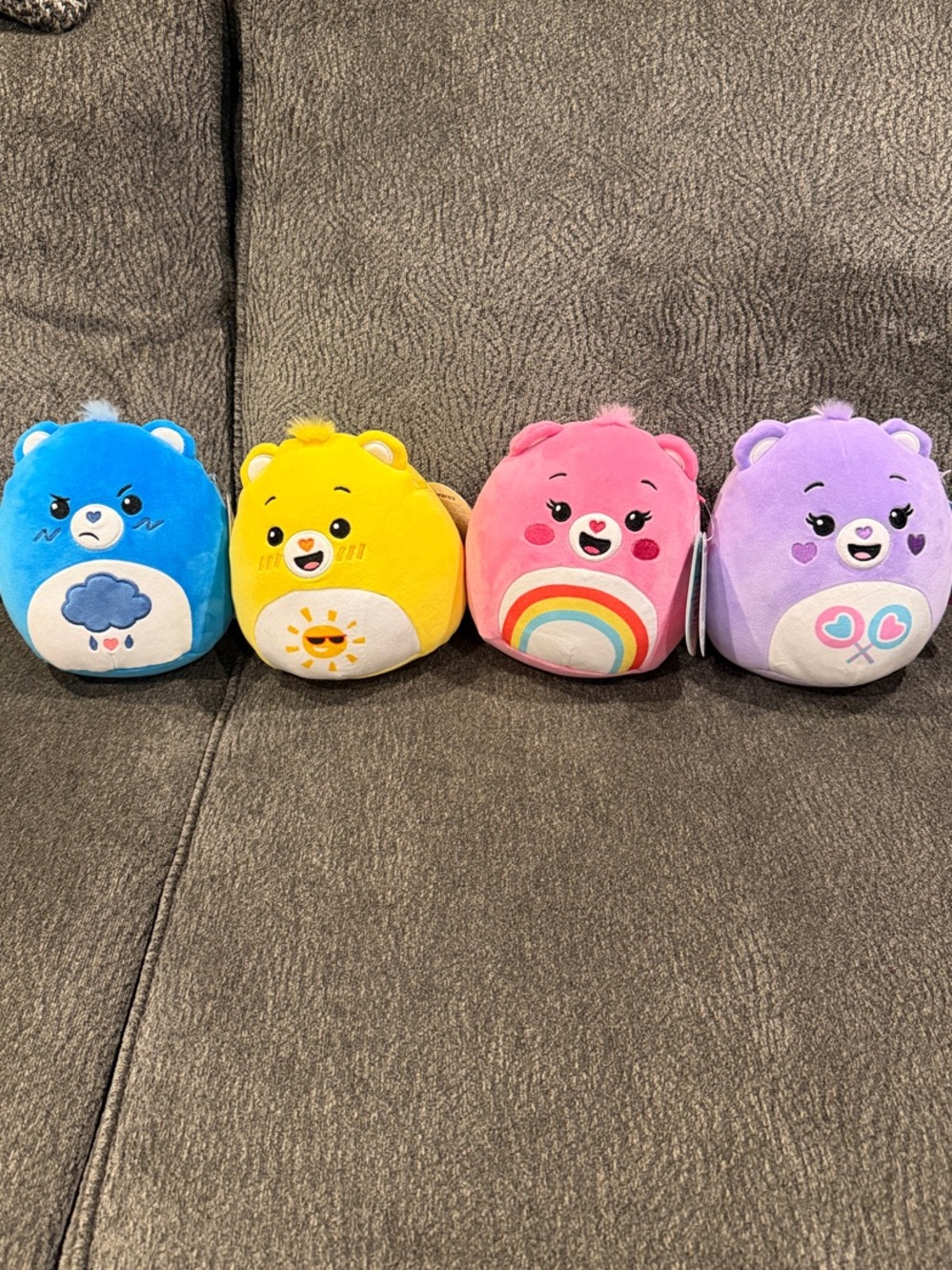 Care Bears Squishmallows Complete Plush Set Of 4